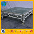 China Factory Wedding Stages Crystal Pillars Aluminum Folding Stairs Decoration Material For Stage
